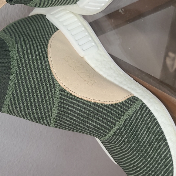 Adidas NMD CS2 pullon sock sneaker shoes size 9 men's army olive green - Picture 6 of 13